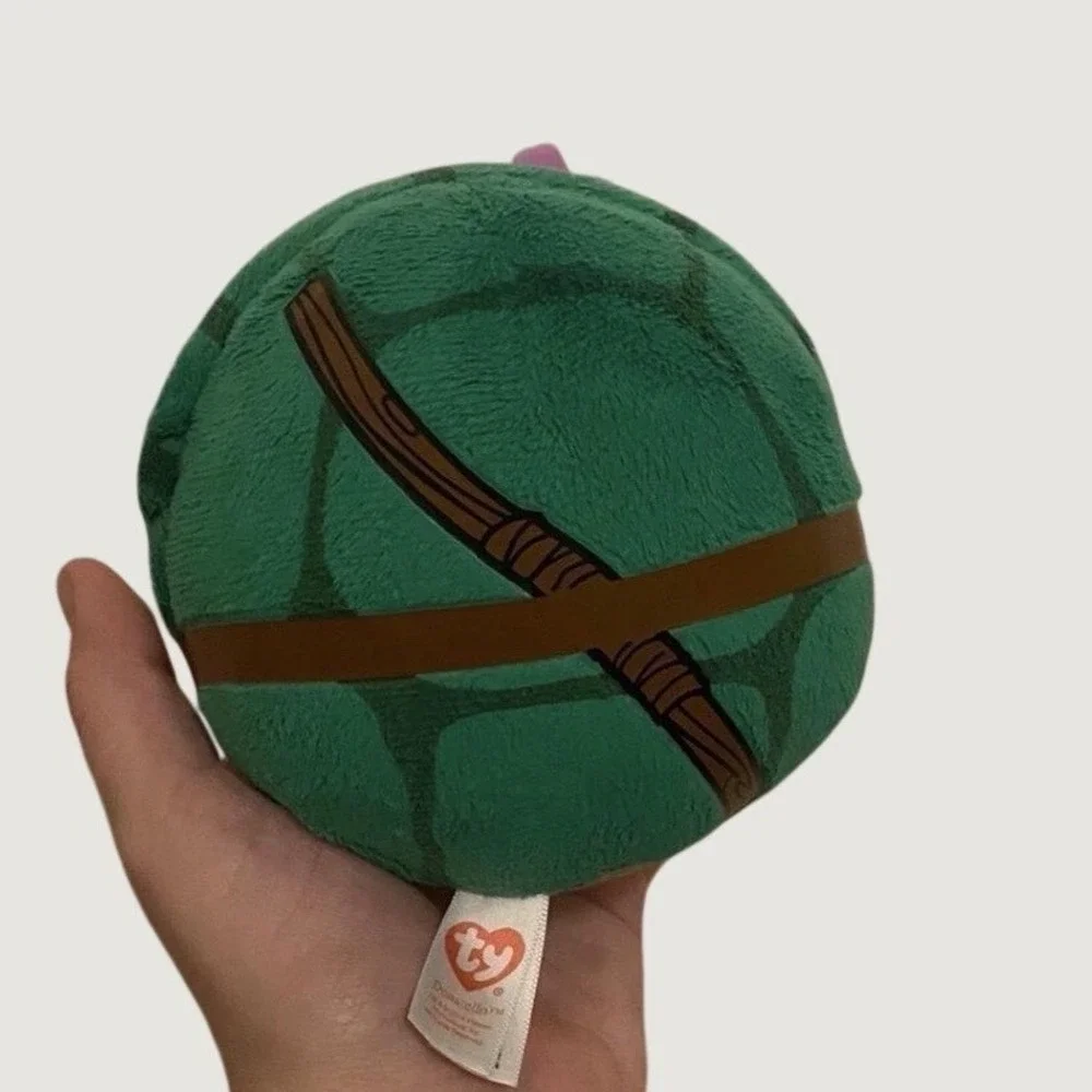 Purple Ninja Turtle TY Beanie Baby Plushie‎ Green